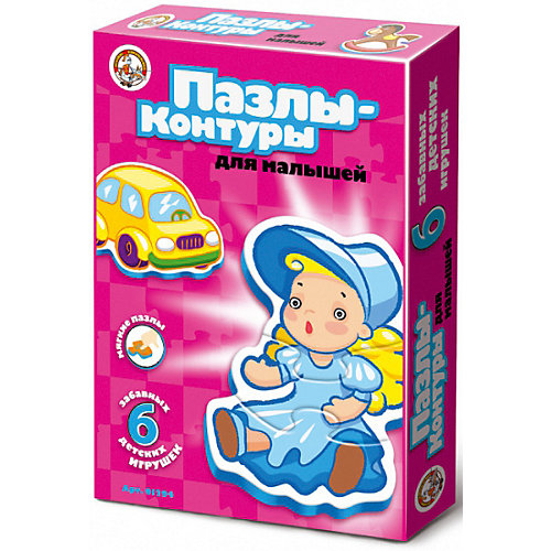 Пазлы-контуры Десятое королевство "Игрушки" от Десятое королевство