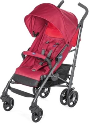 Коляска-трость Chicco "Lite Way 3 Top" Red Berry, с бампером