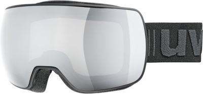 Skibrille compact LM, black mat dl/mirror silver schwarz
