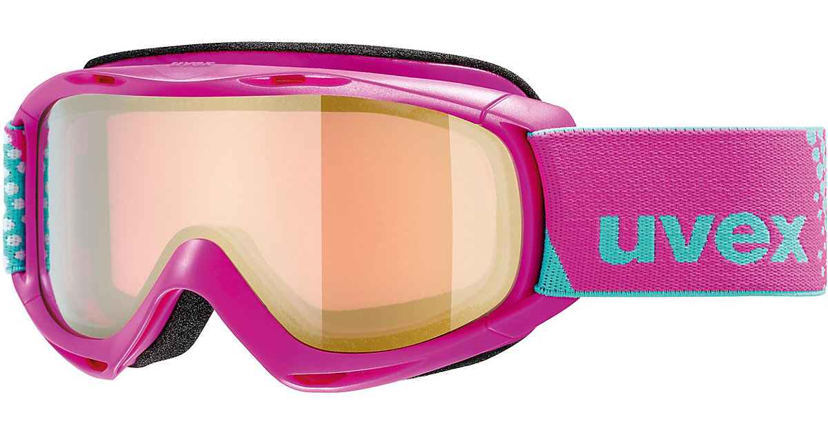 Skibrille slider FM, pink dl/gold-rose Skibrille slider FM, pink dl/gold-rose