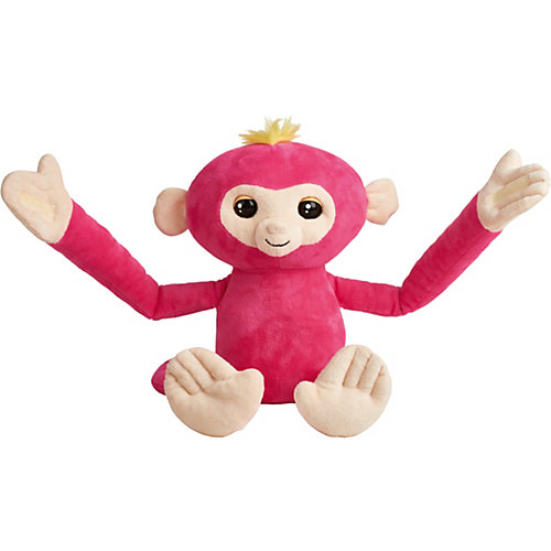 Обезьянка-обнимашка WowWee Fingerlings, розовая от WowWee