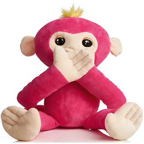Обезьянка-обнимашка WowWee Fingerlings, розовая от WowWee