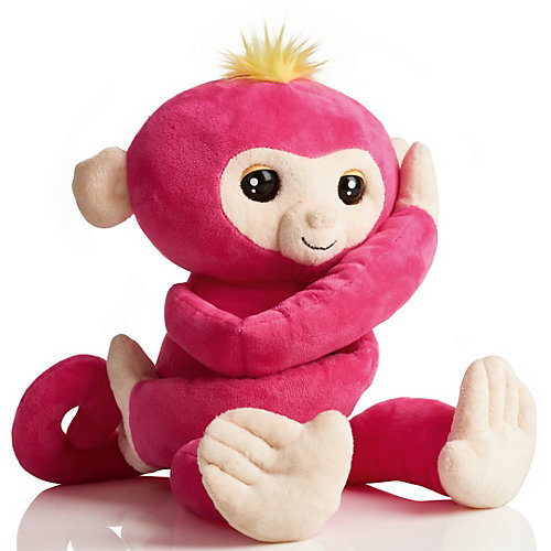 Обезьянка-обнимашка WowWee Fingerlings, розовая от WowWee