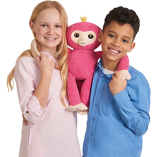 Обезьянка-обнимашка WowWee Fingerlings, розовая от WowWee