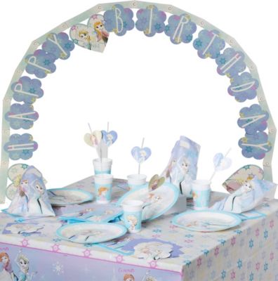 Partyset Die Eisknig Sparkle, 56-tlg. helllila