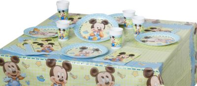 Partyset Mickey Mouse Baby 37 Tlg Disney Mickey Mouse Friends