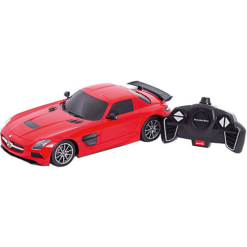 Радиоуправляемая машинка Rastar "Mercedes-Benz SLS AMG", 1:18, красная от Rastar
