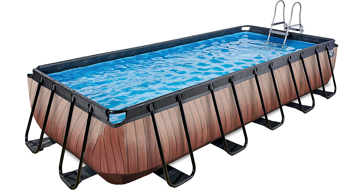 EXIT · Frame Pool 5,4x2,5x1m, Holz Optik EXIT · Frame Pool 5,4x2,5x1m, Holz Optik