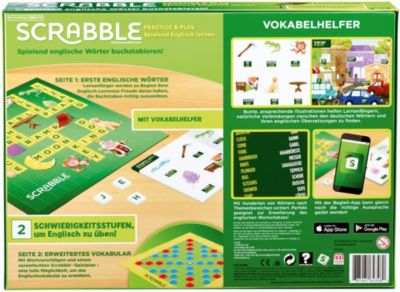 Mattel Games Scrabble Practice Play Spielend Englisch Lernen Mattel Mytoys