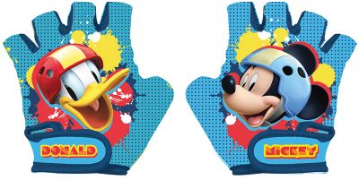 Mickey Mouse Fahrradhandschuhe, blau Gr. 5