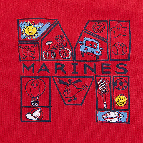 Лонгслив Original Marines - красный от Original Marines