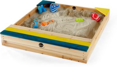Kinder Sand Spielzeug Sandkasten mit Aufbewahrungsbox, plum myToys