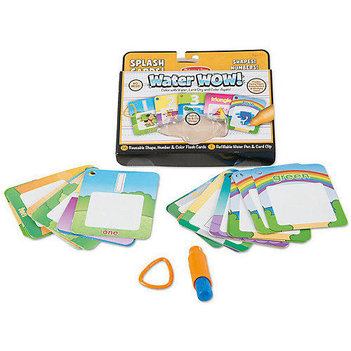 Водная раскраска Melissa & Doug "Карточки "Формы, числа и цвета" от Melissa & Doug