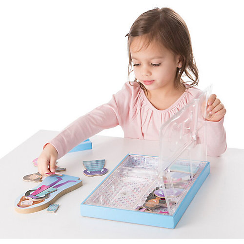 Магнитный набор Melissa & Doug "Забавная мода", Переодень меня