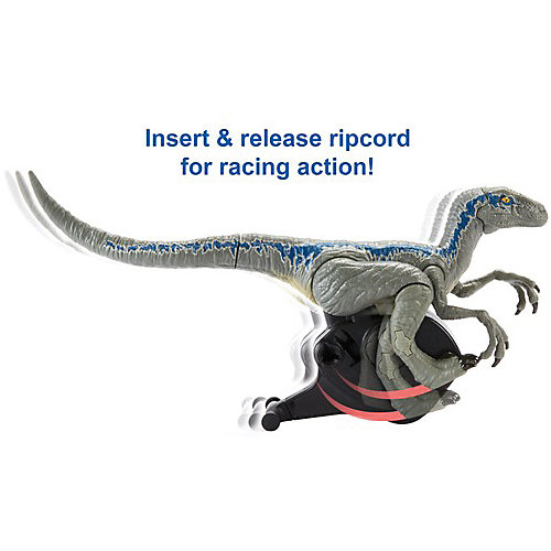 Набор фигурок Jurassic World "Заводные преследователи" Велоцираптор, синий от Mattel