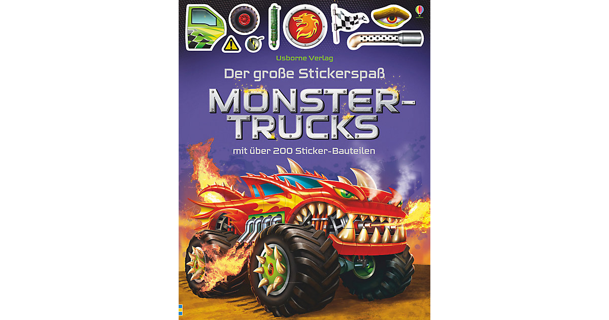 Buch - Der große Stickerspaß: Monstertrucks