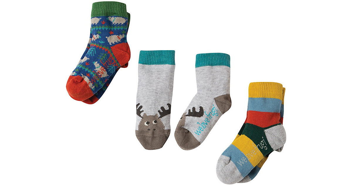 Frugi · Baby Socken 3er Pack , Organic Cotton Gr. 19-22 Jungen Kleinkinder Frugi · Baby Socken 3er Pack , Organic Cotton Gr. 19-22 Jungen Kleinkinder