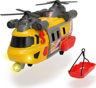 Hubschrauber Helikopter 1:48 Feuerwehr Fire Rescue Spielzeug Rückzugmotor NEU 