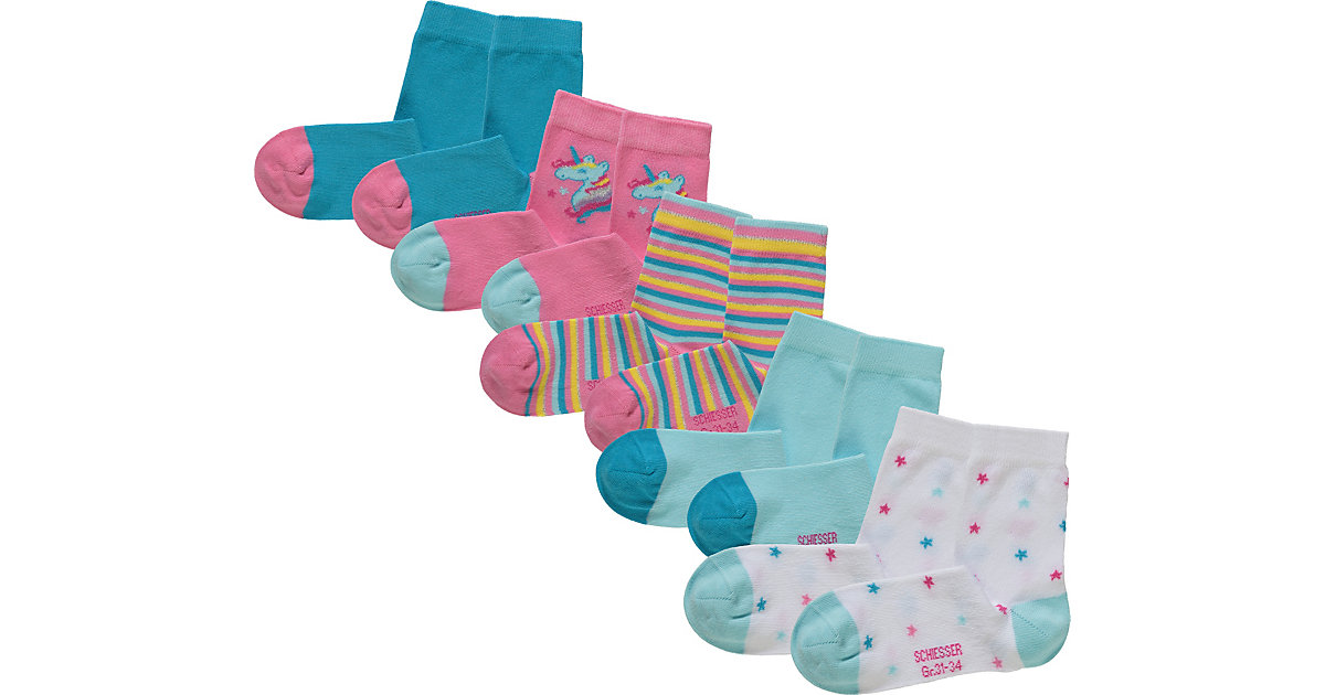 Schiesser · Socken 5er-Pack Gr. 23-26 Mädchen Kleinkinder Schiesser · Socken 5er-Pack Gr. 23-26 Mädchen Kleinkinder