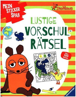 Buch - Mein Sticker Spa� Die Maus: Lustige Vorschulr�tsel