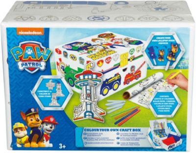 PAW Patrol DIY Schatzkiste zum Bemalen