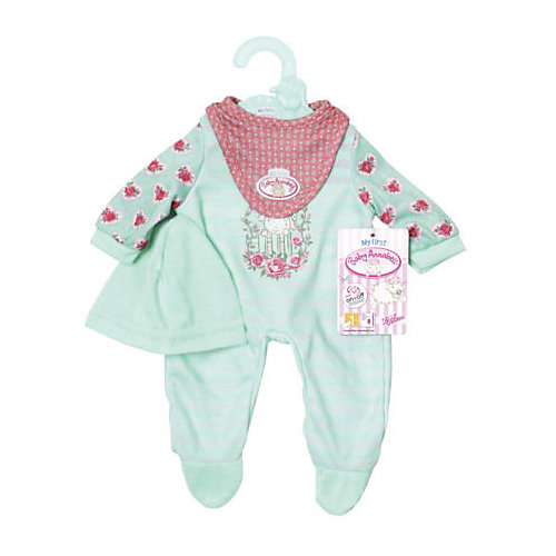 Одежда для куклы my first Baby Annabell мятного цвета , 36 см от Zapf Creation