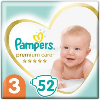 Подгузники Pampers Premium Care 6-10 кг, 52 шт