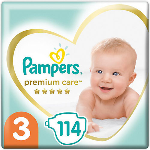 Подгузники Pampers Premium Care 6-10 кг, 114 шт от Pampers