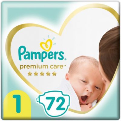 Подгузники Pampers Premium Care 2-5 кг, 72 шт
