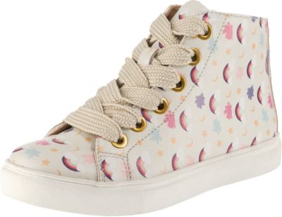 Sneakers High Cherry Rainbow creme Gr. 36 Mdchen Kinder