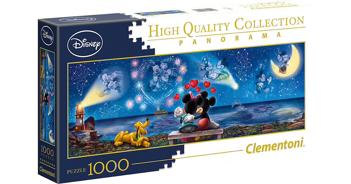 Puzzles: Clementoni Panorama Puzzle 1000 Teile - Micky & Minnie