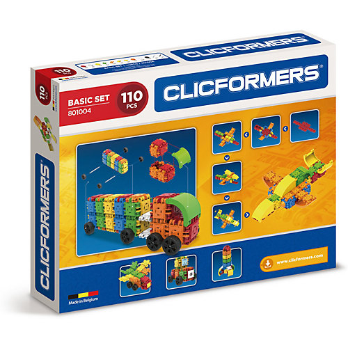 Конструктор CLICFORMERS Basic Set 110 деталей от Clicformers
