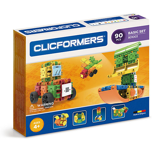 Конструктор CLICFORMERS Basic Set 90 деталей от Clicformers