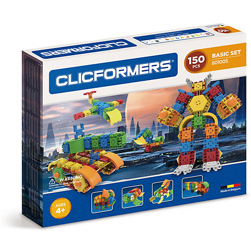 Конструктор CLICFORMERS Basic Set 150 деталей от Clicformers