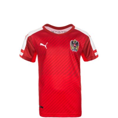 Kinder Trikot STERREICH EM 2016 rot/wei Gr. 176