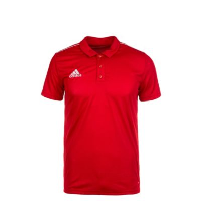 Kinder Poloshirt Core 18 rot/wei� Gr. 164