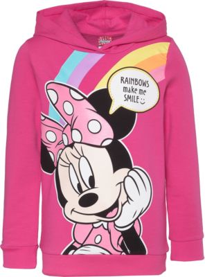 Disney Mädchen Pullover Sweatshirt Minnie Mouse grau Disney Mädchen Pullover Sweatshirt Minnie Mouse grau