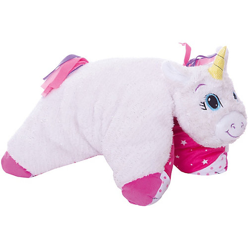 Подушка-Вывернушка 2в1 1toy "Белый Единорог-Розовая Кошечка" от 1Toy