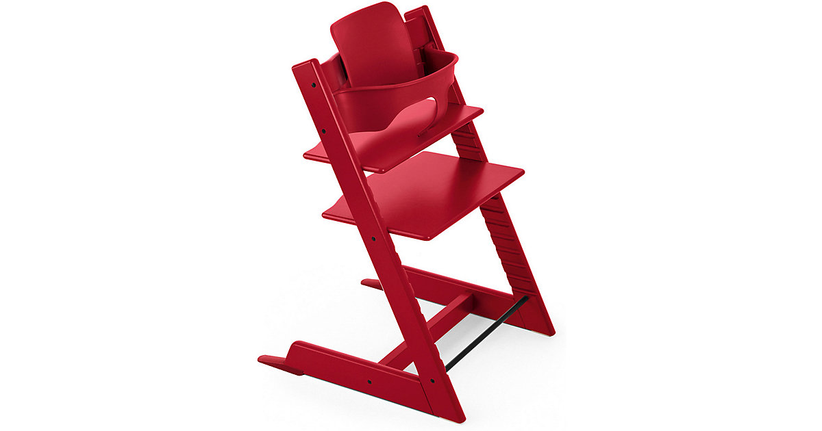 Stokke · Tripp Trapp® Hochstuhl, Classic Collection, inkl. BABY SET™, Red Stokke · Tripp Trapp® Hochstuhl, Classic Collection, inkl. BABY SET™, Red