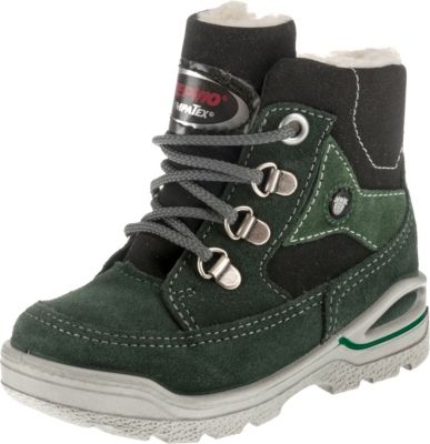 Baby Winterstiefel MIKE, Sympatex, Weite M, schwarz/grn Gr. 21 Jungen Kleinkinder