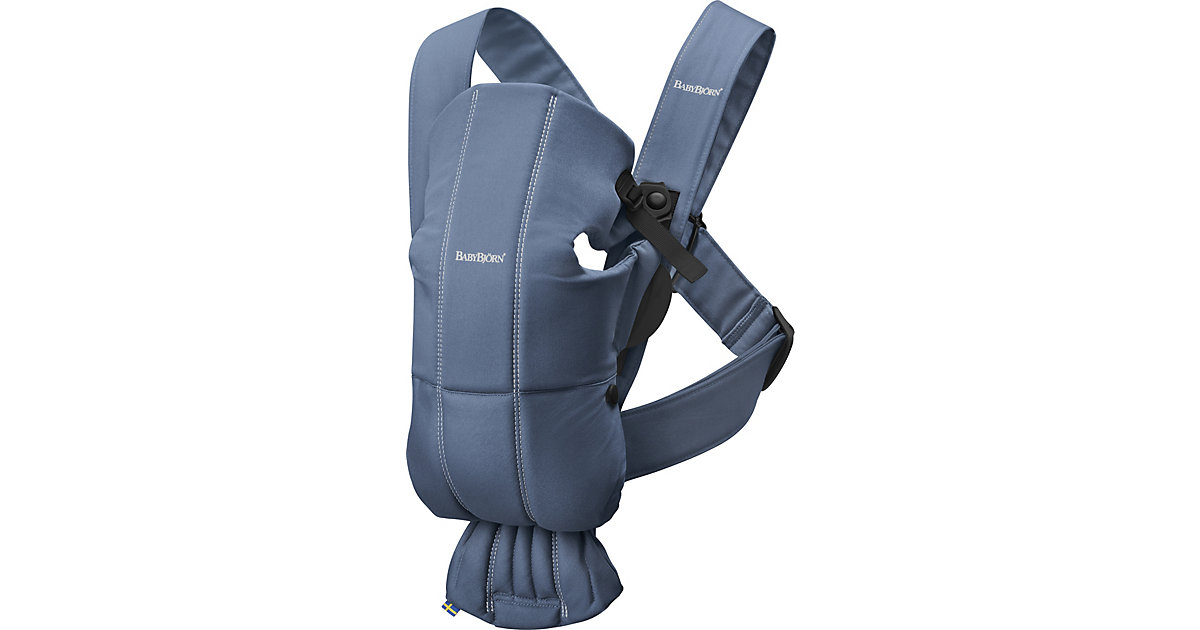 BabyBjörn · Babytrage Mini, Indigoblau, Cotton BabyBjörn · Babytrage Mini, Indigoblau, Cotton