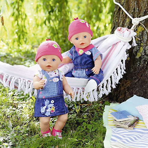 Одежда для куклы BABY born "Джинсовая коллекция", платье от Zapf Creation