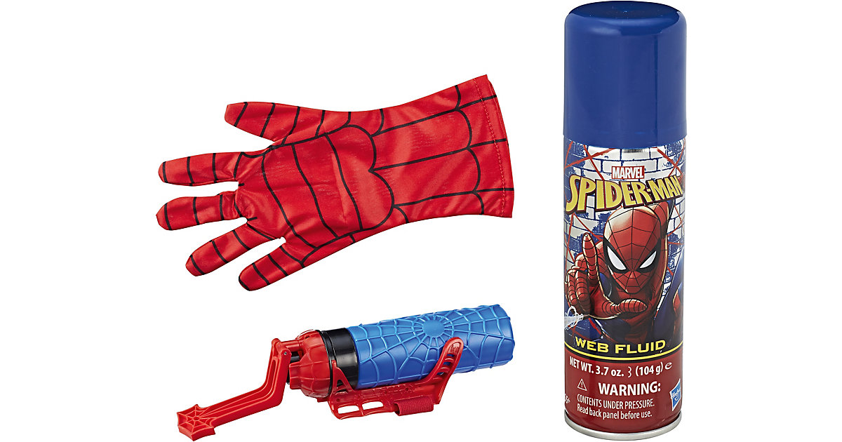 Spielzeug/Kostüme: Hasbro Marvel Spider-Man Mega Blast Web Shooter mit Handschuh Jungen Kinder