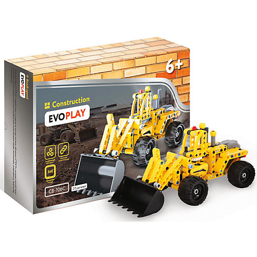 Конструктор инерционный Evoplay "Wheel Loader", 213 деталей от EvoPlay