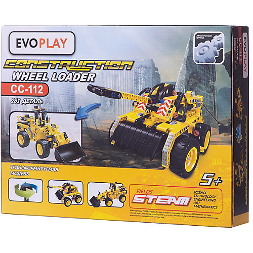 Конструктор Evoplay "Wheel Loader", 261 деталь от EvoPlay