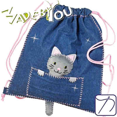 MADE BY YOU Nähset Rucksack Katze