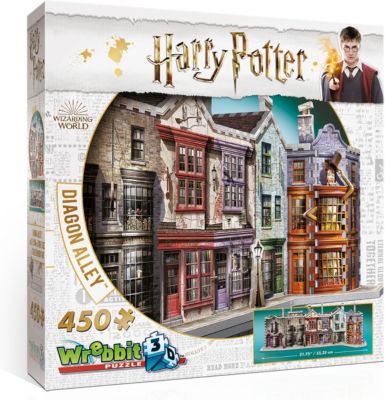 Wrebbit 3D Puzzle 450 Teile Harry Potter Winkelgasse