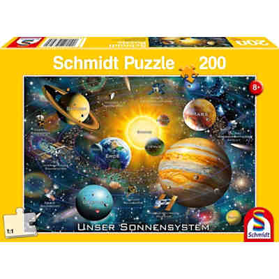 Puzzle 200 Teile Solarsystem