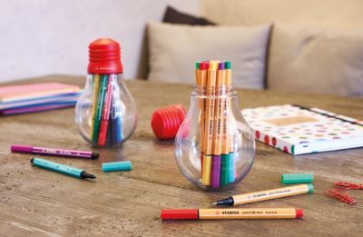 Premium-Filzstifte Pen 68 mini Colorful Ideas, 12 Farben, STABILO | myToys