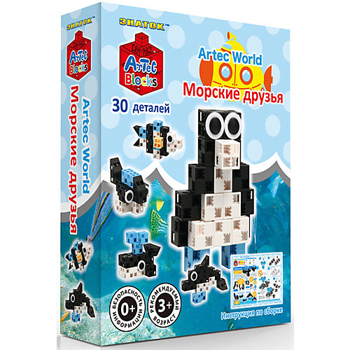 Конструктор Знаток "Artec Bloks" Морские друзья, 30 деталей от Знаток